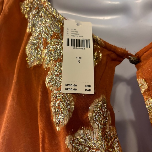 Anthropologie Jacosta Tiered Maxi Dress Small NWT Slight Flaw - Picture 10 of 12